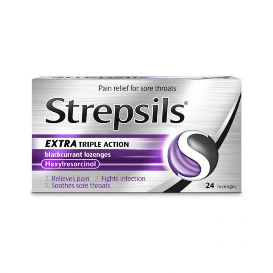 Strepsils Extra Blackcurrant Lozenges Pack