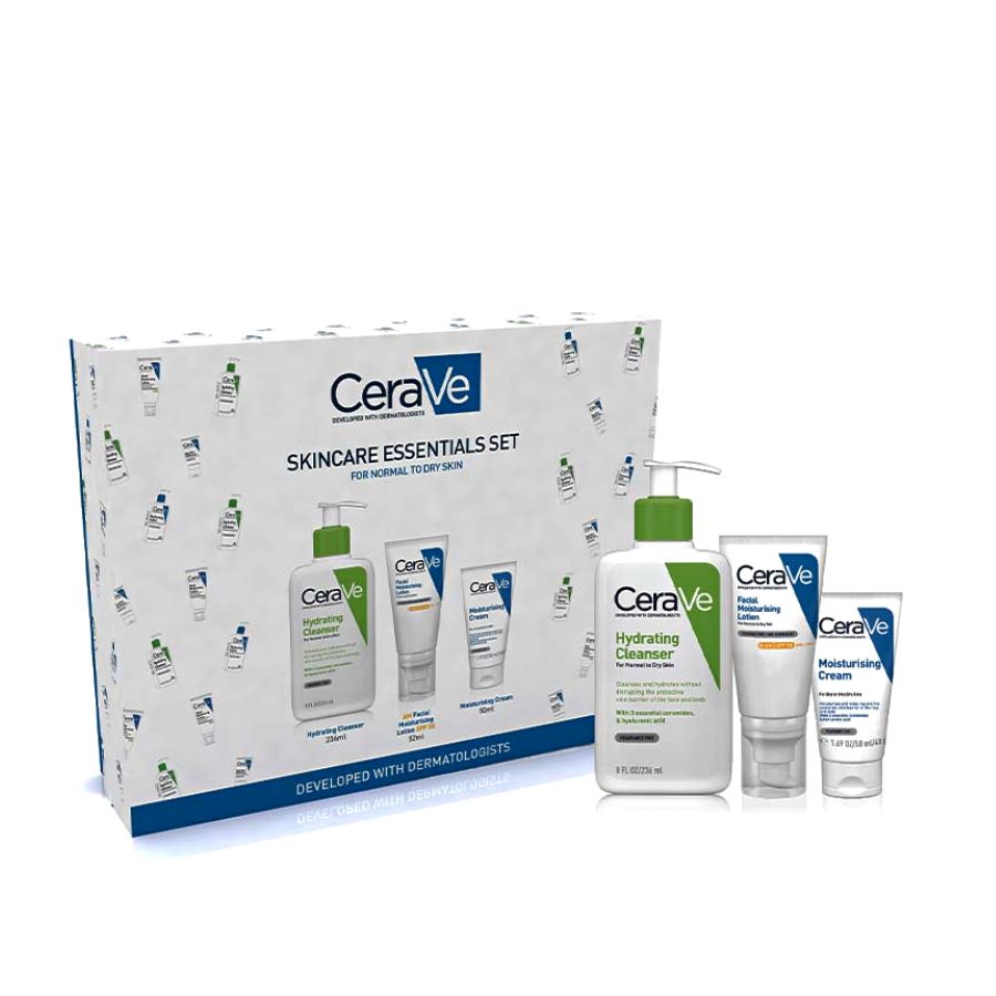 CeraVe Skincare Essentials Set For Normal To Dry Skin