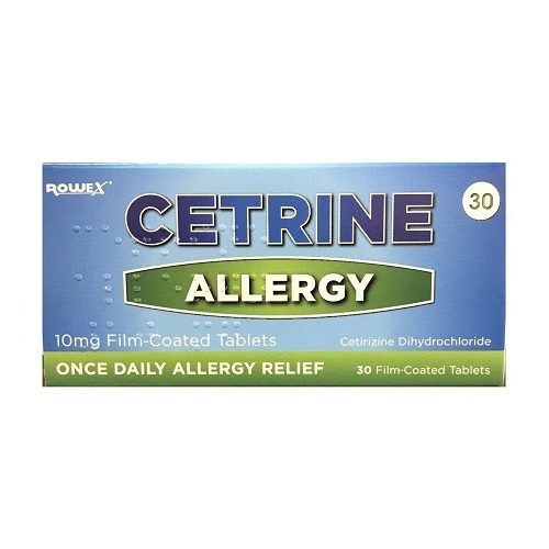 Cetrine Allergy Relief 10mg Tablets