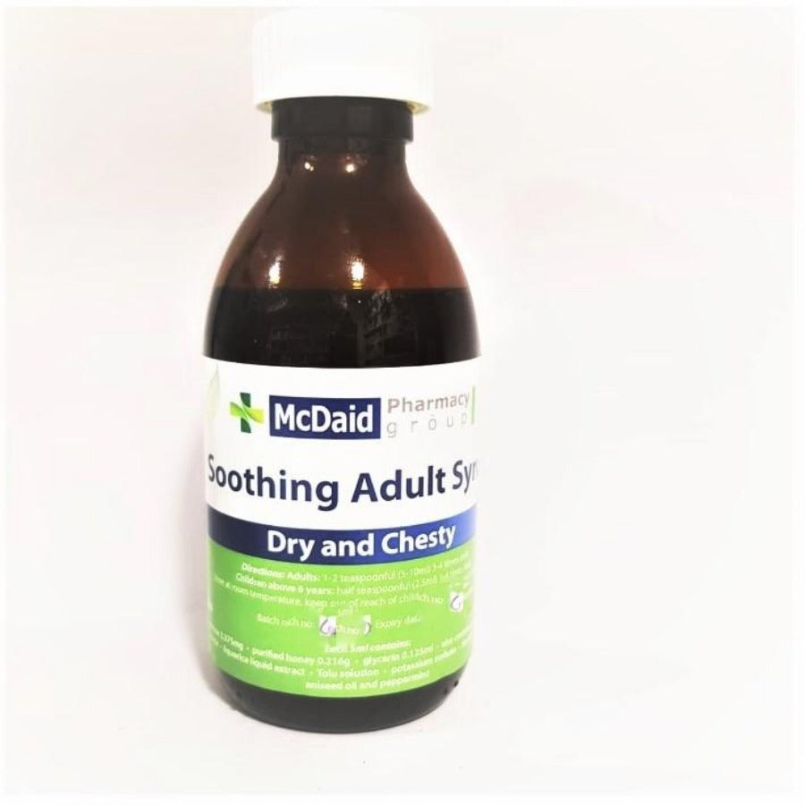 McDaids Soothing Adult Cough Syrup 200ml