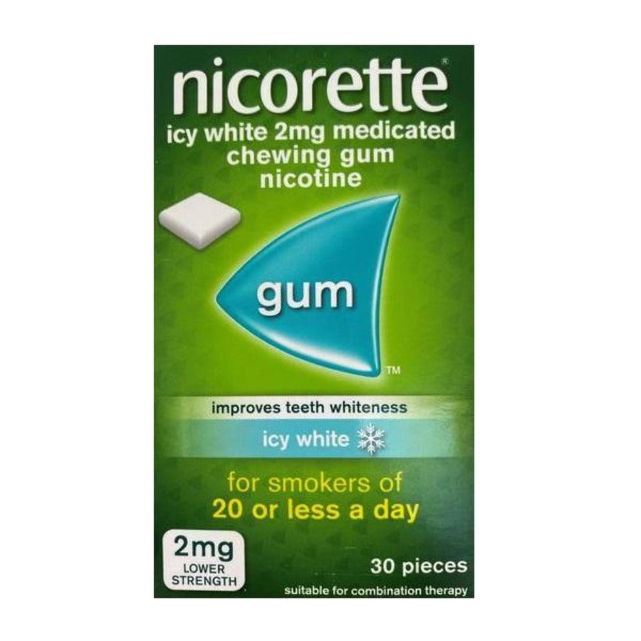 Nicorette 2mg Icy White pieces