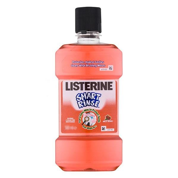 Listerine Smart Rinse Mild Berry Mouthwash 250ml