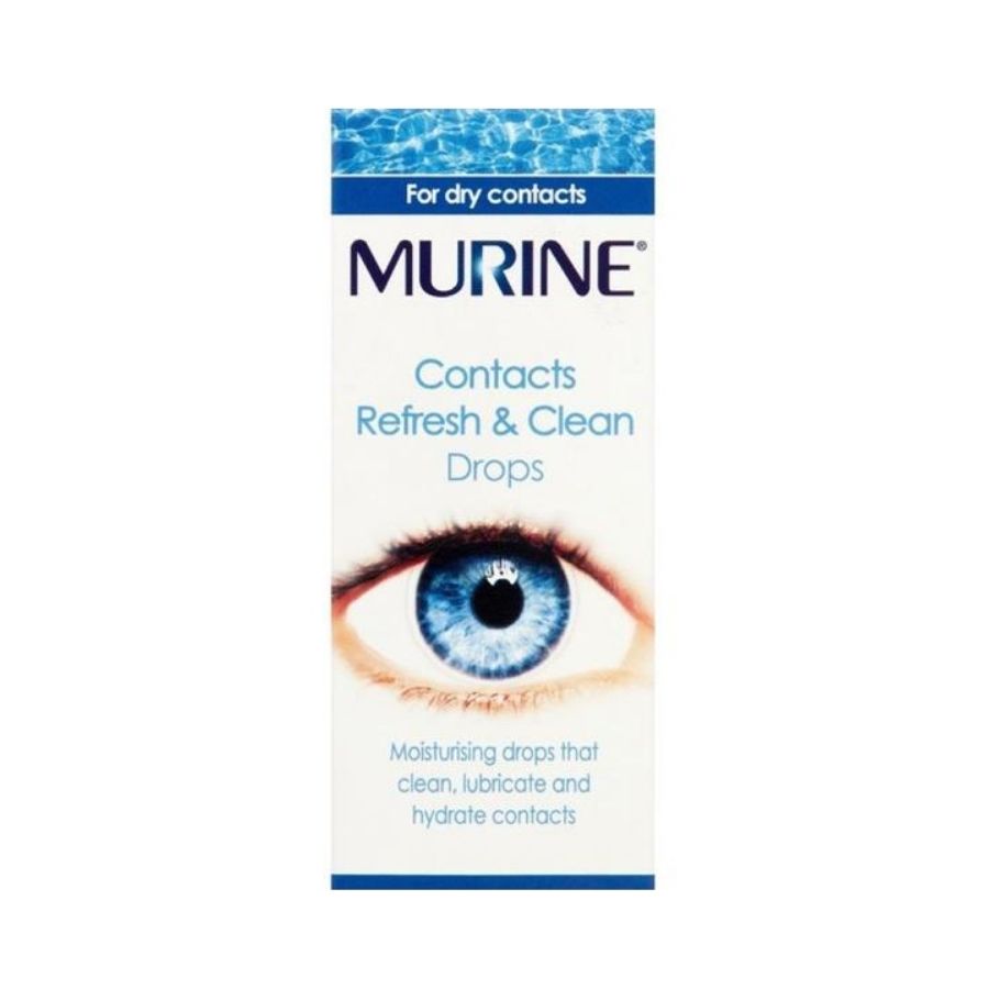 Murine Contacts Refresh Clean Eye Drops 15ml