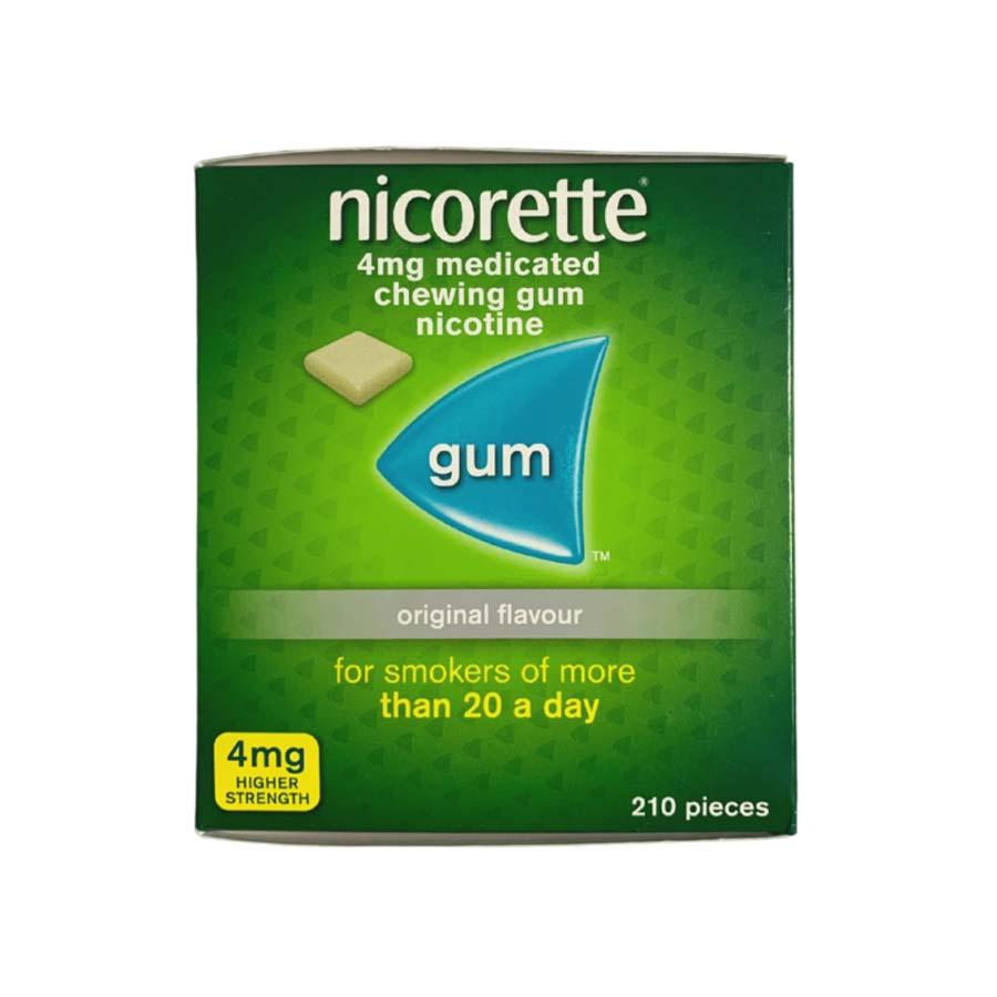 Nicorette 4mg Original Gum 210 Pieces