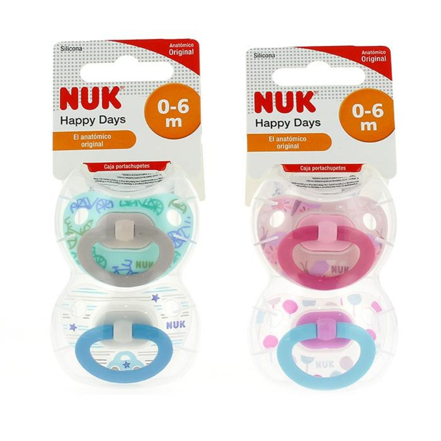 NUK Happy Days Orthodontic Soother Assorted
