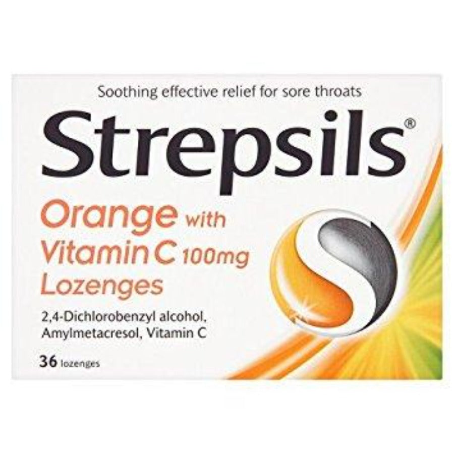 Strepsils Orange vitamin