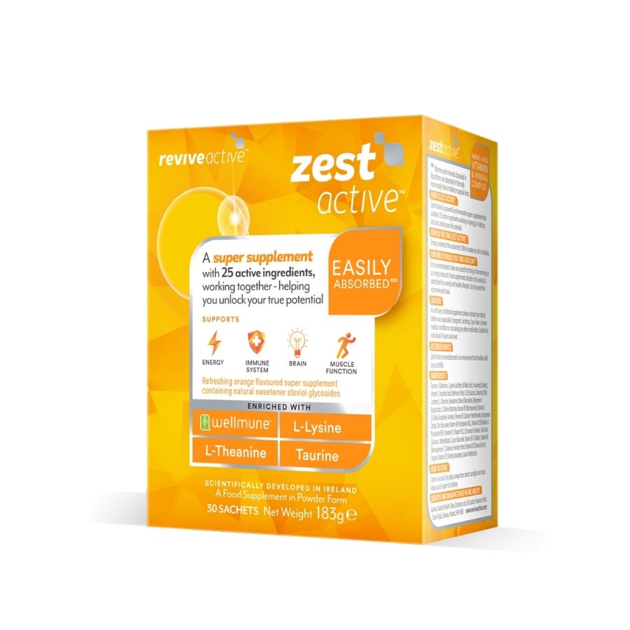 Buy Revive Zest Active 30 Sachets Ireland, UK, Europe